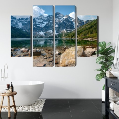 Obraz Wieloczęściowy Morskie Oko W Tatrach 3D Obraz Wieloczęściowy Morskie Oko W Tatrach 3D