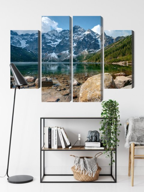 Obraz Wieloczęściowy Morskie Oko W Tatrach 3D Obraz Wieloczęściowy Morskie Oko W Tatrach 3D