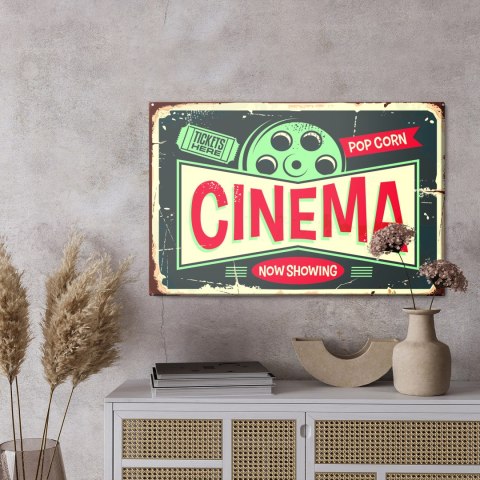 Obraz Na Płótnie Napisy Do Kina Retro Obraz Na Płótnie Napisy Do Kina Retro