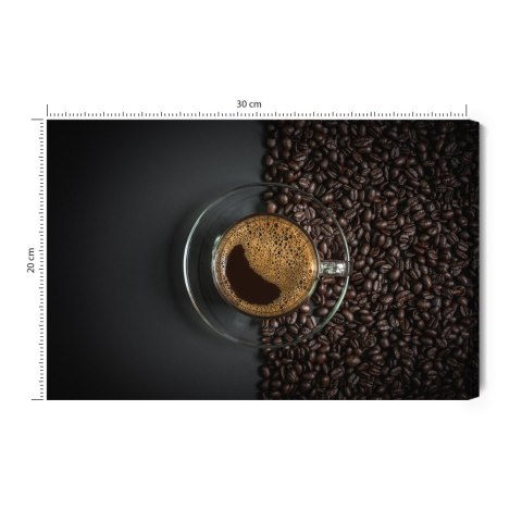 Obraz Na Płótnie Szklanka Espresso Obraz Na Płótnie Szklanka Espresso