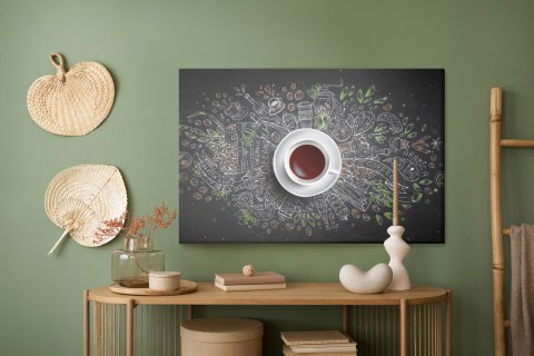 Obraz Na Płótnie Widok Z Góry Na Kawę?