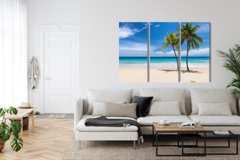 Obraz Wieloczęściowy Karaibska Plaża 3D Obraz Wieloczęściowy Karaibska Plaża 3D