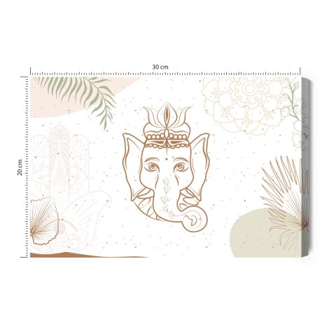 Obraz Na Płótnie Rysunek Ganesha Obraz Na Płótnie Rysunek Ganesha