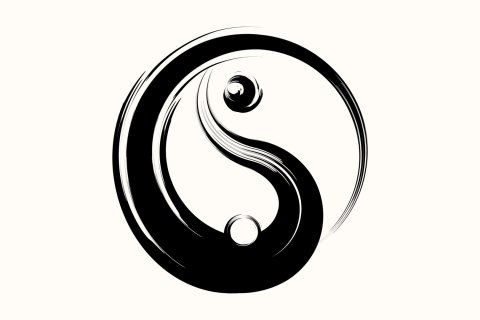 Obraz Na Płótnie Symbol Yin Yang Obraz Na Płótnie Symbol Yin Yang