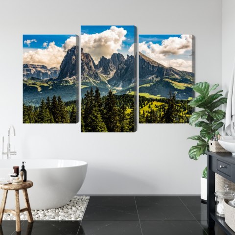 Obraz Wieloczęściowy Widok Włoskich Dolomitów 3D