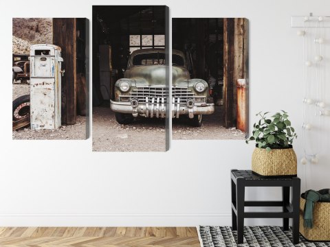 Obraz Wieloczęściowy Stary Samochód W Stylu Vintage Obraz Wieloczęściowy Stary Samochód W Stylu Vintage
