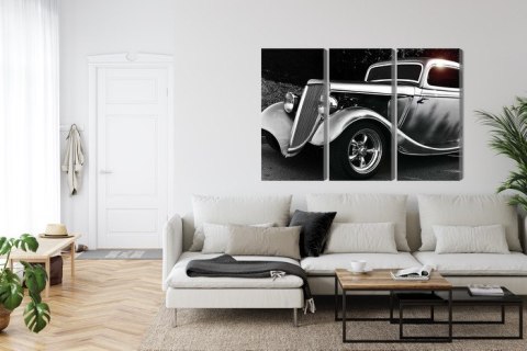 Obraz Wieloczęściowy Samochód Hot Rod W Stylu Vintage Obraz Wieloczęściowy Samochód Hot Rod W Stylu Vintage
