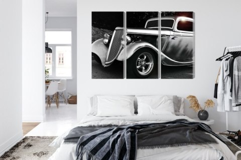 Obraz Wieloczęściowy Samochód Hot Rod W Stylu Vintage Obraz Wieloczęściowy Samochód Hot Rod W Stylu Vintage