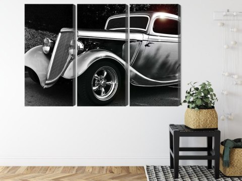Obraz Wieloczęściowy Samochód Hot Rod W Stylu Vintage Obraz Wieloczęściowy Samochód Hot Rod W Stylu Vintage