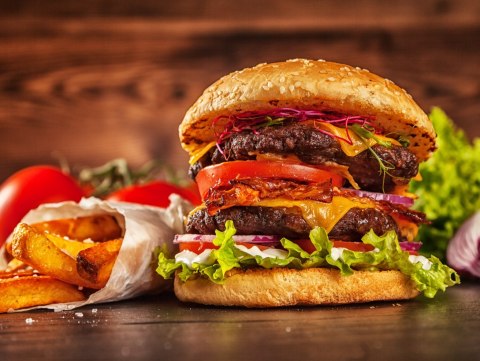 Obraz Wieloczęściowy Domowy Hamburger Obraz Wieloczęściowy Domowy Hamburger