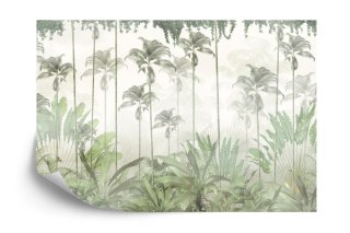 Fototapeta Tropical Trees And Leaves For Digital Printing Wallpaper, Custom Design Wallpaper - 3D