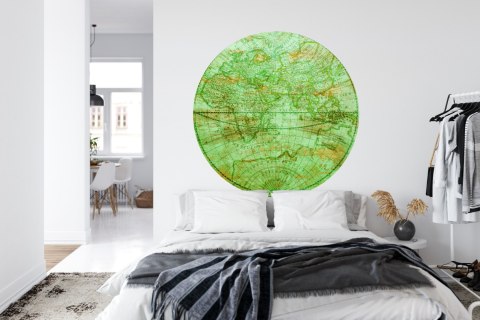 Fototapeta Okrągła Mappa Mundi Wschód Fototapeta Okrągła Mappa Mundi Wschód