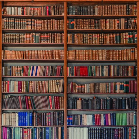 Fototapeta Kwadratowa Moja Biblioteka Autorstwa Mirosława Fototapeta Kwadratowa Moja Biblioteka Autorstwa Mirosława