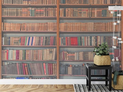 Fototapeta Kwadratowa Moja Biblioteka Autorstwa Mirosława Fototapeta Kwadratowa Moja Biblioteka Autorstwa Mirosława