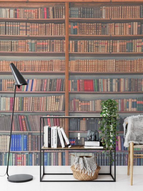 Fototapeta Kwadratowa Moja Biblioteka Autorstwa Mirosława Fototapeta Kwadratowa Moja Biblioteka Autorstwa Mirosława