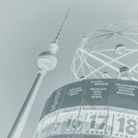 Fototapeta Kwadratowa Półtony Berlińskie Fototapeta Kwadratowa Półtony Berlińskie