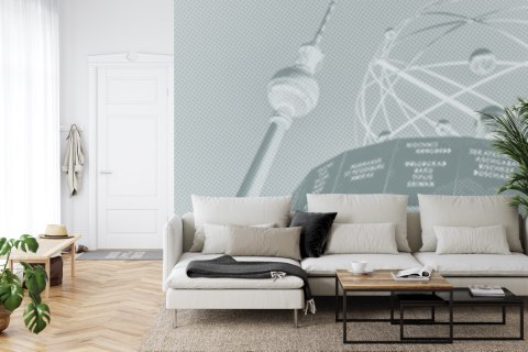 Fototapeta Kwadratowa Półtony Berlińskie Fototapeta Kwadratowa Półtony Berlińskie