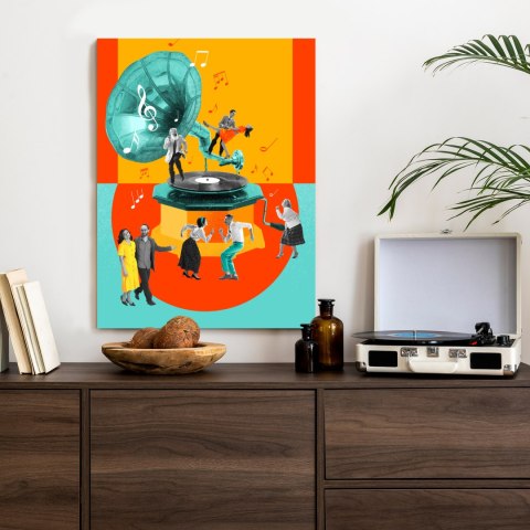 Plakat Wielokolorowy Kolaż Pop-Art