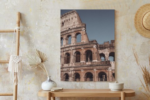 Plakat Architektura Koloseum Na Tle Błękitnego Nieba