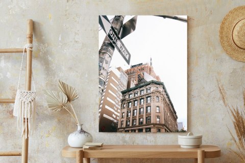 Plakat Drogowskaz Na Ulicy Nyc