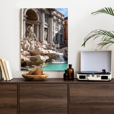 Plakat Fontanna Di Trevi Z Turkusową Wodą