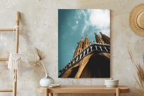 Plakat La Sagrada Familia Kościół W Barcelonie