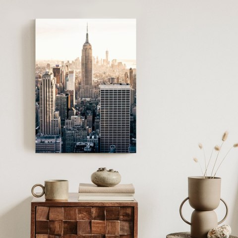 Plakat Nyc Widok Na Wieżowce O Poranku