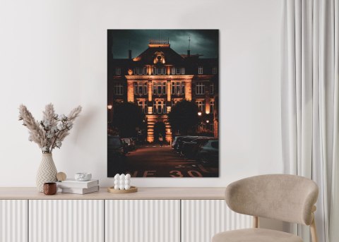 Plakat Oświetlona Architektura W Rzymie Nocą