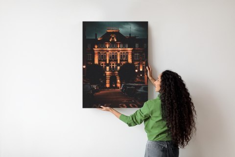 Plakat Oświetlona Architektura W Rzymie Nocą
