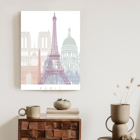 Plakat Paryż - Grafika Pastelowa