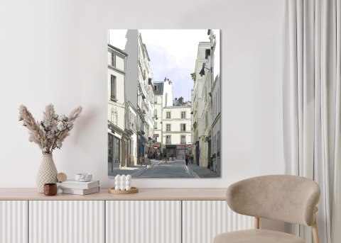 Plakat Uliczka Przy Montmartre W Paryżu