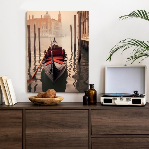 Plakat Gondola Na Tle Weneckiego Krajobrazu