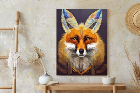 Plakat Portret Lisa Na Ilustracji