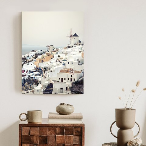 Plakat Widok Na Miasteczko Oia Na Santorini