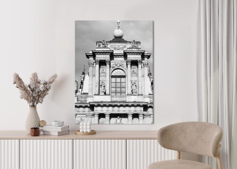 Plakat Zabytki Warszawy W Czarno Białych Kolorach