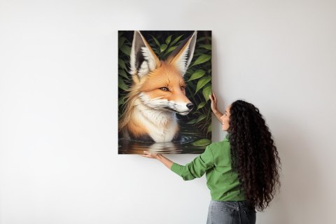 Plakat Portret Lisa W Wodzie