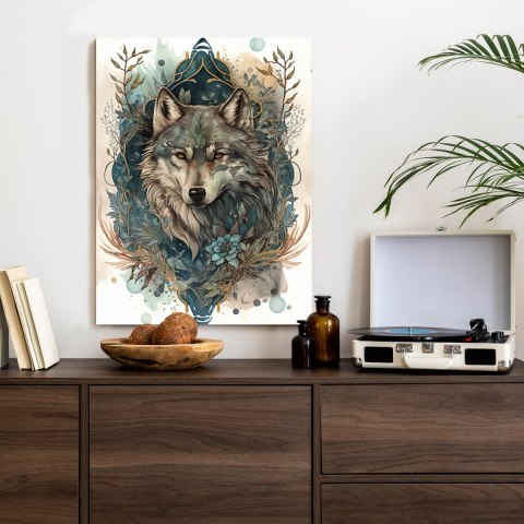 Plakat Ornament Z Wilkiem
