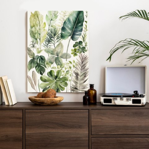 Plakat Kolekcja Roślin Zielone Liście