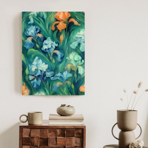 Plakat Kolorowe Kwiaty Irysy