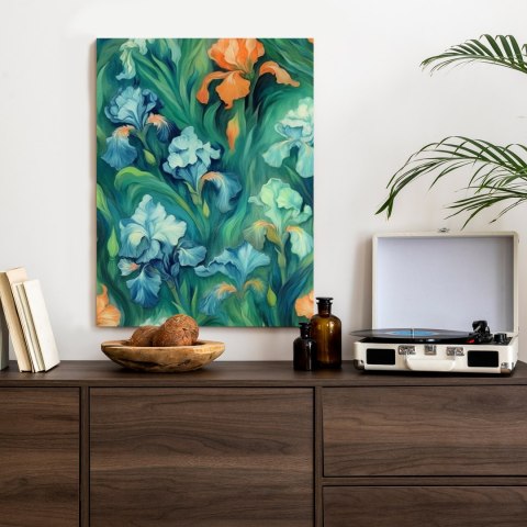 Plakat Kolorowe Kwiaty Irysy