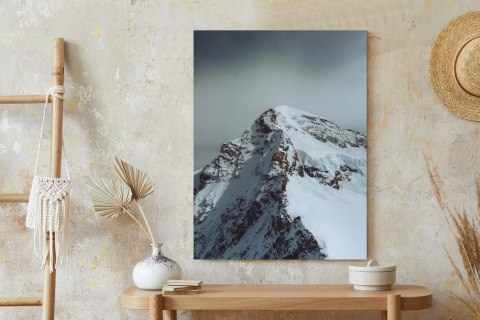 Plakat Śnieg Na Górskim Szczycie