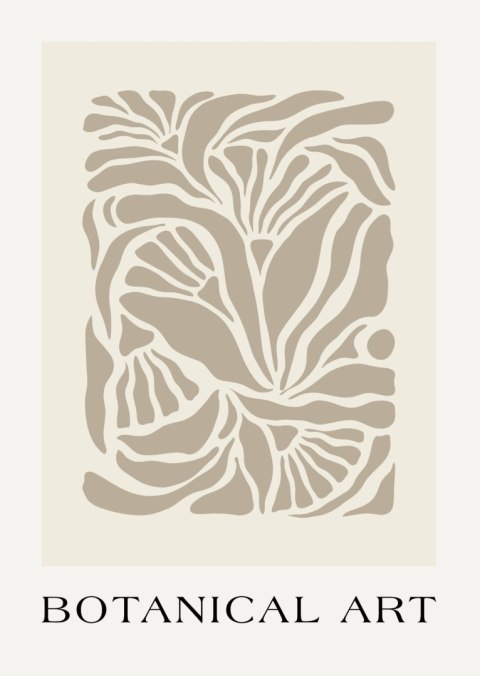 Plakat Styl Matisse&#039;a Botaniczny Wzór