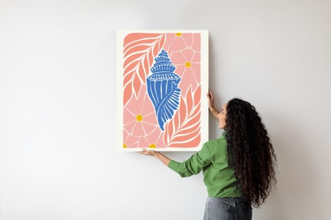 Plakat Abstrakcja Minimalistyczne Rośliny W Stylu Matisse&#039;a