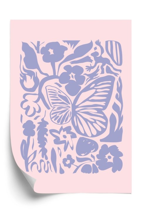 Plakat Botaniczna Abstrakcja Inspirowane Matisse