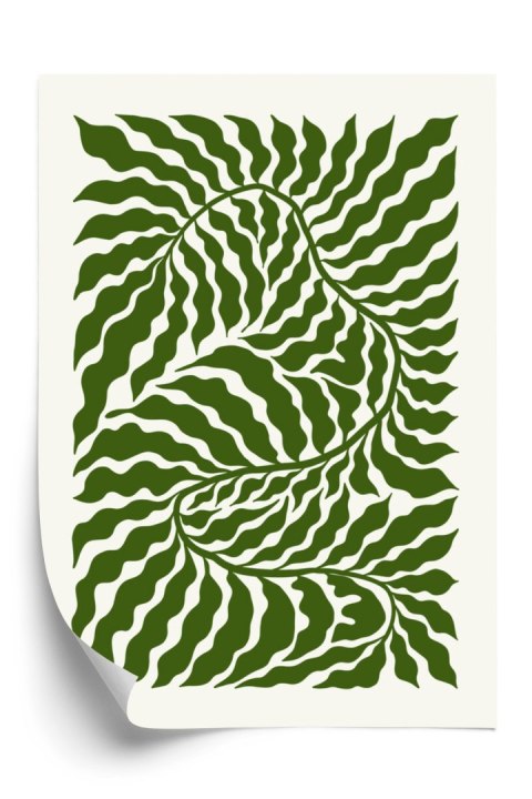 Plakat Botaniczna Kompozycja Minimalistyczna Abstrakcja