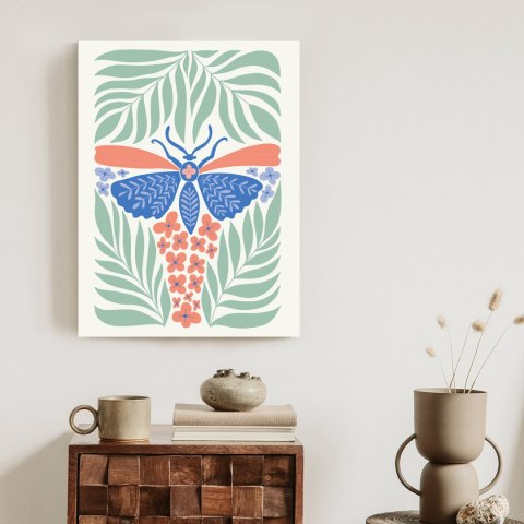 Plakat Ważka Wśród Zielonych Roślin