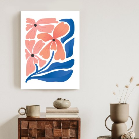 Plakat Wiosenne Kwiaty Abstrakcja