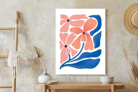 Plakat Wiosenne Kwiaty Abstrakcja