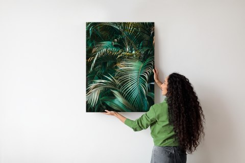 Plakat Gęste Liście Palmowe Palmy
