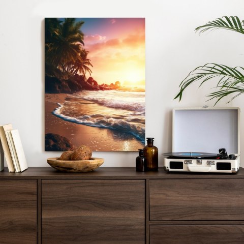 Plakat Plaża Morze I Drzewa Palmowe